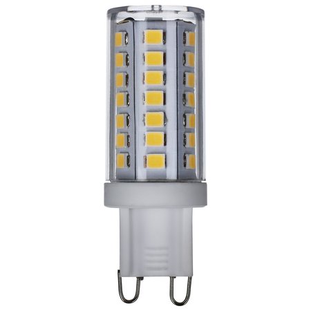 SATCO 5 Watt JCD LED Lamp, Clear, 3000K, G9 Base, 120 Volt S11234